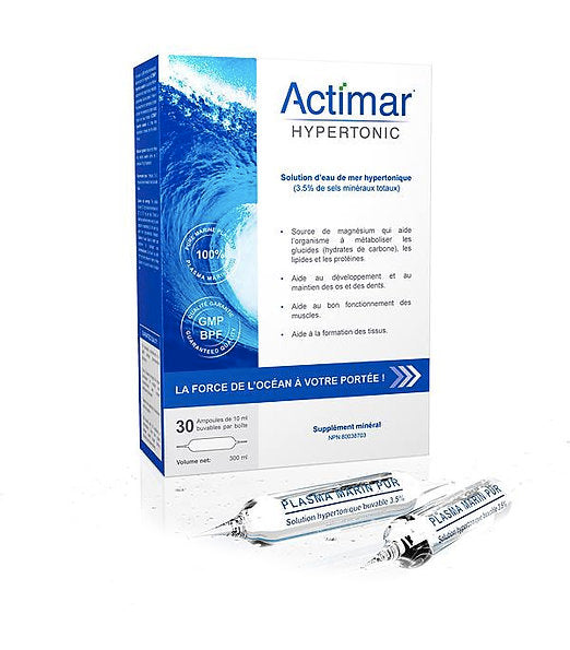Hypertonic - Actimar - 30 ampoules de 10ml